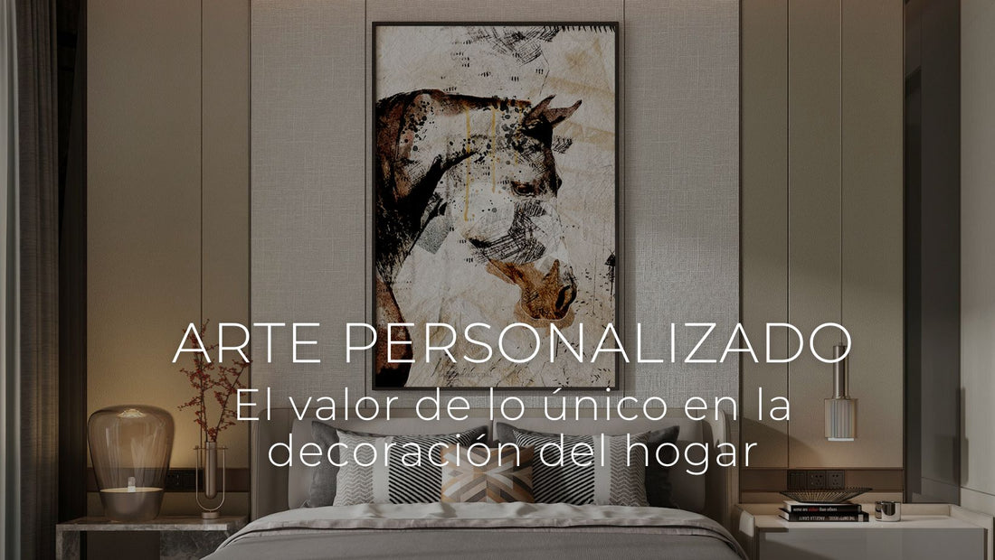 Arte personalizado. El valor de lo único en la decoración del hogar.