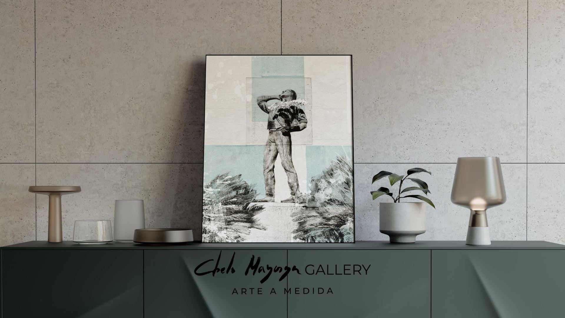 Cargar video: Cuadro de Málaga el Biznaguero de Chelo Mayorga