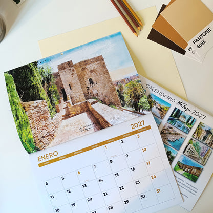 Calendario Ilustrado Málaga 2027