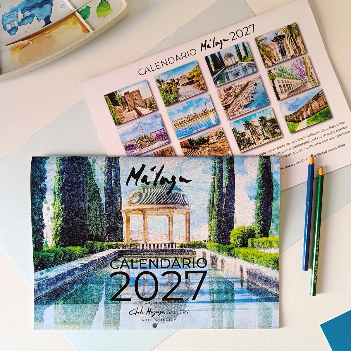 Calendario Ilustrado Málaga 2027
