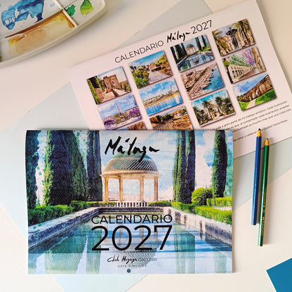 Calendario Ilustrado Málaga 2027